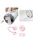 Quencher Ve Yeni Nesil Pipetli Termos Uyumlu 3 Parça Sızdırmaz Koruyucu Aksesuar Silikon Set (Pembe) 1