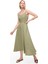 Haki Holas Regular Fit Midi Boy Elbise 2