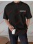 Essentials 303 Kısa Kollu Bisiklet Yaka Siyah Tshirt 1