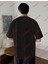 Essentials 303 Kısa Kollu Bisiklet Yaka Siyah Tshirt 2