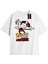 Unique Kadın Beyaz Sırt Baskılı Mickey Mouse T-Shirtkod 38 1