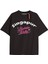 Sıngapur Bachelor Party Oversize Yazılı Tshirt Siyah 1