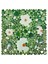 Mutfak Tezgah Arası, Havuz, Banyo, Sauna, Spa, Iç ve Dış Dekorasyonda Tüm Yüzeyler Için, Krem, P. Yeşil-Beyaz-Sarı Çiçek Desenli, 31,5X31,5CM. Fileli Cam Mozaik. (5 File Karo = 0,5 M2 Fiyatıdır ) 1