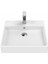 Next Tezgah Üzeri Kare Lavabo 50*50 cm Beyaz 1