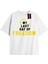 My Last Day Of Freedom Oversize Yazılı Tshirt Beyaz 1