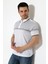 Fermuar Detaylı Desenli Pamuklu Polo Yaka T-Shirt 5