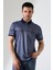Fermuar Detaylı Desenli Pamuklu Polo Yaka T-Shirt 4