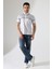 Fermuar Detaylı Desenli Pamuklu Polo Yaka T-Shirt 1