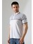 Fermuar Detaylı Desenli Pamuklu Polo Yaka T-Shirt 3
