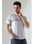 Fermuar Detaylı Desenli Pamuklu Polo Yaka T-Shirt 4