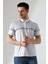 Fermuar Detaylı Desenli Pamuklu Polo Yaka T-Shirt 5