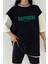 Çift Renk Happıness Baskılı Tshirt 1