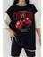 Çift Renk Red Cherries Baskılı Tshirt 1