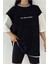 Çift Renk Minimal Less Baskılı Tshirt 1