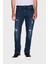Yırtıklı Streç Pamuklu Skinny Fit Normal Bel Dar Paça Jeans Erkek Kot Pantolon XM000070 AF15188 MB010 2