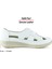 Aida Beyaz Deri Kesik Detaylı Lastikli Slip-On Günlük Ayakkabı 2