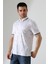 Erkek Yakası Çıt Çıt ve Fermuar Detaylı, Desenli Polo Yaka T-Shirt 5