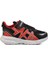 Siyah-Kırmızı Cırtlı Hafif Çocuk Spor Ayakkabı 2351 F 3