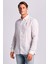 Ruck & Maul Çizgili % 100 Keten Relaxed Fit Logo Detaylı Gömlek Erkek Gömlek RMM027000018 24971 2
