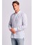 Ruck & Maul Çizgili % 100 Keten Relaxed Fit Logo Detaylı Gömlek Erkek Gömlek RMM027000018 24971 2