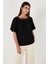 Güpürlü Regular Fit Kare Yaka Bluz Bayan Bluz 5869003 4