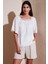 Güpürlü Regular Fit Kare Yaka Bluz Bayan Bluz 5869003 1