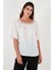 Güpürlü Regular Fit Kare Yaka Bluz Bayan Bluz 5869003 2