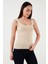 Streç Pamuklu Slim Fit Kare Yaka Kalın Askılı Atlet Bayan Atlet 25Y0266K1 3