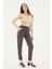 Comfort Fit Yüksek Bel Düz Paça Pantolon Bayan Pantolon 25Y0477K1 1