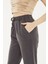 Comfort Fit Yüksek Bel Düz Paça Pantolon Bayan Pantolon 25Y0477K1 4