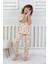 Kız Çocuk Yazlık Pijama Takımı Kelebek Desenli %100 Pamuk Süprem Penye 3-13 Yaş 1