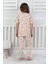 Kız Çocuk Yazlık Pijama Takımı Kelebek Desenli %100 Pamuk Süprem Penye 3-13 Yaş 2