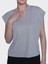 V Yaka Bel Boy T-Shirt - Gri 1