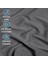 Mikrofiber Ekonomik Penye Lastikli Çarşaf Fitted Full Kenar Tek Kişilik Çarşaf Antrasit 160 x 200 2