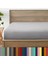 Mikrofiber Ekonomik Penye Lastikli Çarşaf Fitted Full Kenar Tek Kişilik Çarşaf Açık Gri 180 x 200 1