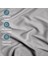Mikrofiber Ekonomik Penye Lastikli Çarşaf Fitted Full Kenar Tek Kişilik Çarşaf Açık Gri 180 x 200 2