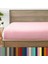 Mikrofiber Ekonomik Penye Lastikli Çarşaf Fitted Full Kenar Tek Kişilik Çarşaf Pembe 160 x 200 1