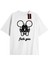 Unique Kadın Beyaz Sırt Baskılı Mickey Mouse T-Shirtkod 44 1