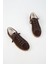 Chazz Erkek Deri Bağcıklı Kahve Sneakers 4