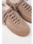 Palminteri Erkek Deri Bağcıklı Vizon Sneakers 4