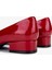 Kadın Deri Kırmızı Topuklu Ayakkabı 492 55900 Bn Ayk Y25 Kırmızı 4