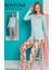 Kadın Düğmeli Uzun Kol Pijama Takımı Senfoni - 10274 2