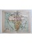 22X17CM Osmanlıca Afrika Haritası. Orijinal Osmanlı Dönem 1