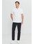 Pamuklu Slim Fit Dar Kesim Polo Yaka Jakarlı Esnek Tişört 2