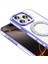 iPhone 16 Pro Kılıf Pırlanta Taş Tasarımlı M-Safe Şarj Özellikli Karetta Silikon Kılıf 3