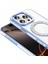 iPhone 16 Pro Kılıf Pırlanta Taş Tasarımlı M-Safe Şarj Özellikli Karetta Silikon Kılıf 3