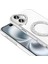 iPhone 16 Kılıf Pırlanta Taş Tasarımlı M-Safe Şarj Özellikli Karetta Silikon Kılıf 3