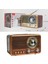 Kahverengi Nostaljik Radyo, Fm/am/sw Radyo, USB ve Tf Kart Destekli Taşınabilir Bluetooth Retro Hoparlör Tasarım Ödüllü 7