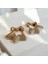 Viostar Rose Gold Yıldız Tasarım Küpe 4