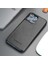 Apple iPhone 12 Pro Max Kılıf - El Yapımı Apple iPhone 12 Pro Max Deri Kılıf - Kişiselleştirilebilir Telefon Kılıfı - Siyah 4